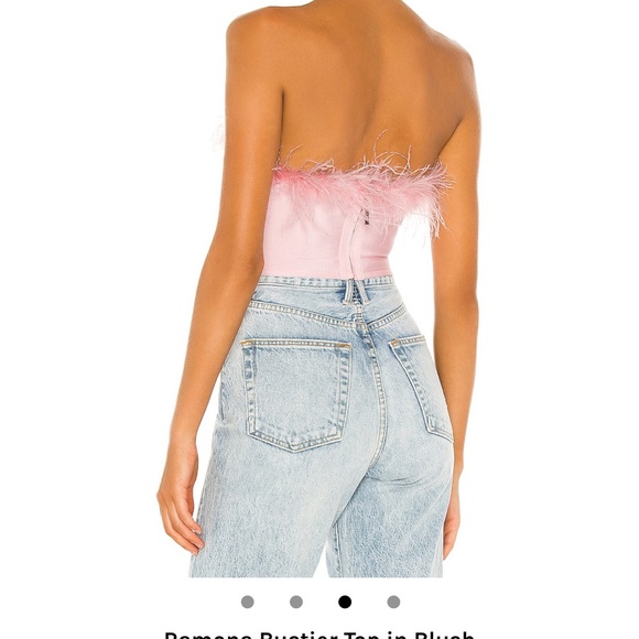 Super down feathered tube top, worn twice, size XS. - Picture 2 of 3